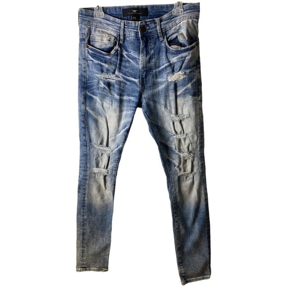 Jordan Craig Mens SEAN Jeans Legacy Edition Distressed Denim Size 32/32 - Picture 1 of 7